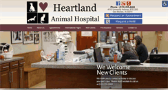 Desktop Screenshot of heartlandanimalhospital.com