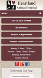 Mobile Screenshot of heartlandanimalhospital.com